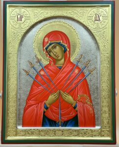 Богородица «Семистрельная» Образец 14 Лесосибирск