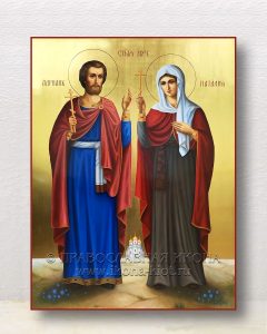 Икона «Адриан и Наталия, святые мученики» Лесосибирск