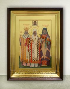Икона «Алексий, Лука, Иоанн, святители» Лесосибирск