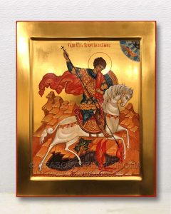 Икона «Георгий Победоносец (чудо о змие)» (образец №19) Лесосибирск