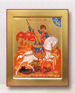 Икона «Георгий Победоносец (чудо о змие)» (образец №21) Лесосибирск