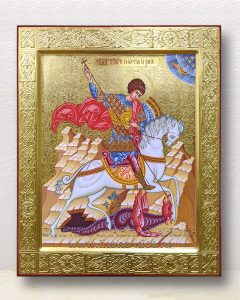 Икона «Георгий Победоносец (чудо о змие)» (образец №22) Лесосибирск