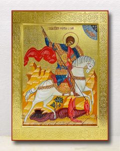 Икона «Георгий Победоносец (чудо о змие)» (образец №23) Лесосибирск