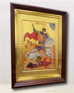 Икона «Георгий Победоносец (чудо о змие)» (образец №24) Лесосибирск
