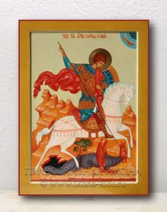 Икона «Георгий Победоносец (чудо о змие)» (образец №3) Лесосибирск