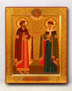 Икона «Петр и Феврония» (образец №13) Лесосибирск
