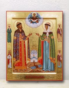 Икона «Петр и Феврония» (образец №14) Лесосибирск