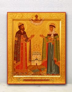 Икона «Петр и Феврония» (образец №19) Лесосибирск