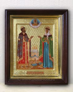 Икона «Петр и Феврония» (образец №22) Лесосибирск