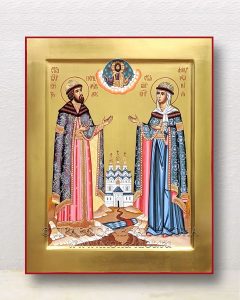 Икона «Петр и Феврония» (образец №32) Лесосибирск