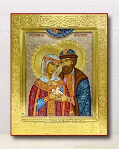 Икона «Петр и Феврония» (образец №43) Лесосибирск