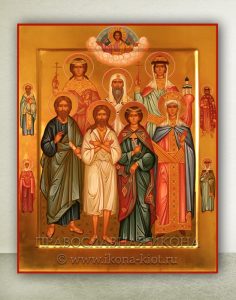 Семейная икона (11 фигур) Лесосибирск