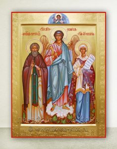 Семейная икона (3 фигуры) Лесосибирск